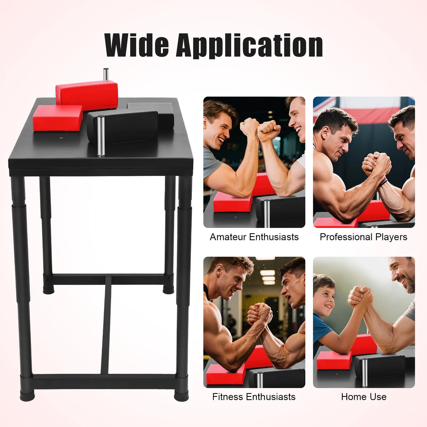 Professional Arm Wrestling Table, Carbon Steel