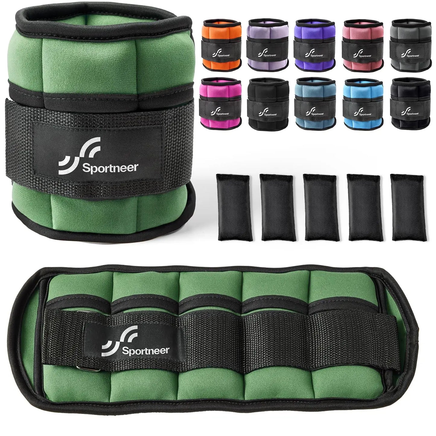 Adjustable Ankle Weights 1Pair 10lb