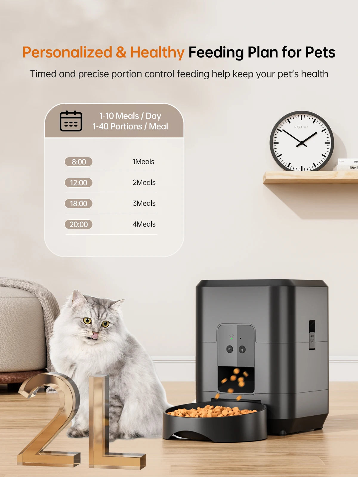 Automatic Cat Feeder With App Control