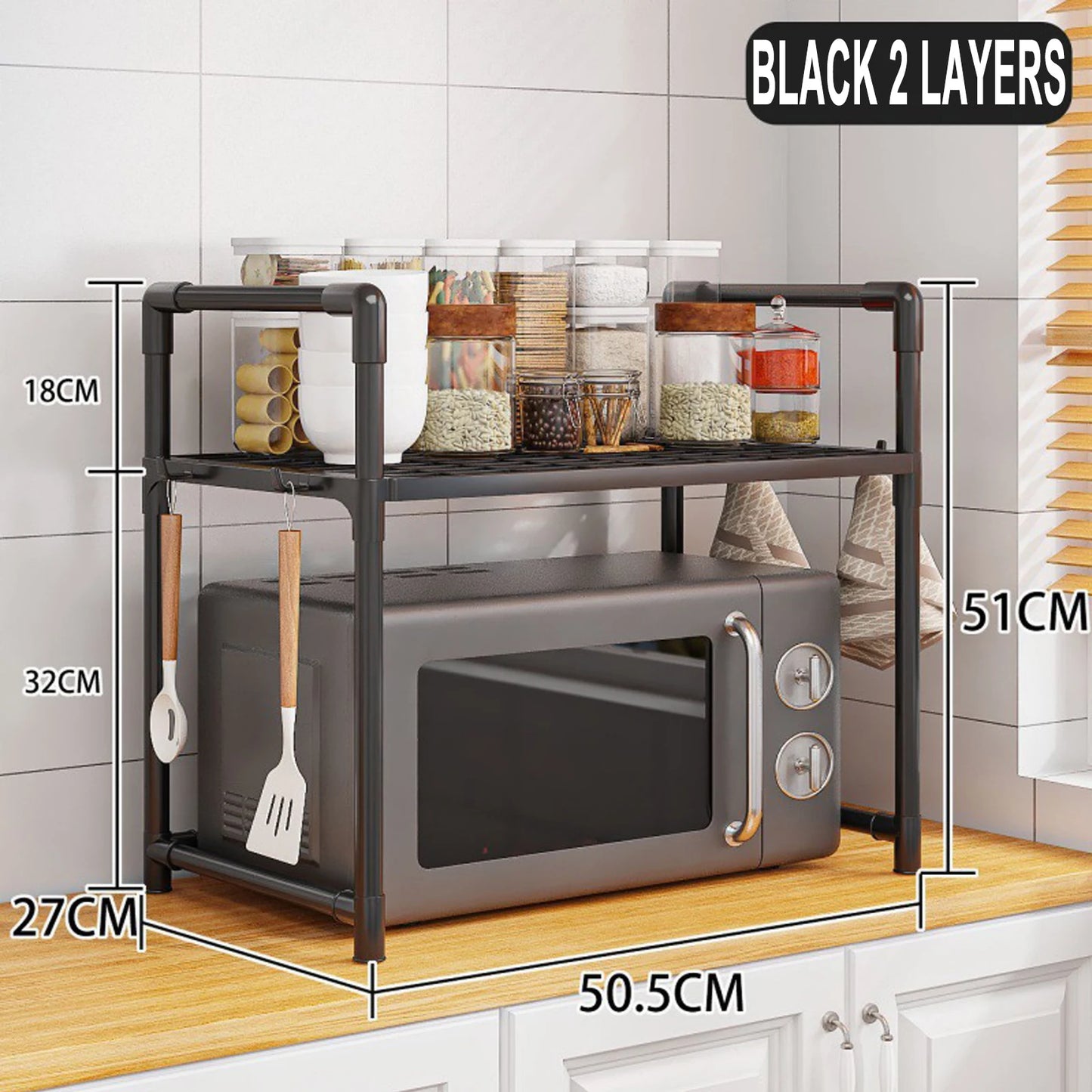 Microwave Shelf/Shelves Kitchen Storage Rack