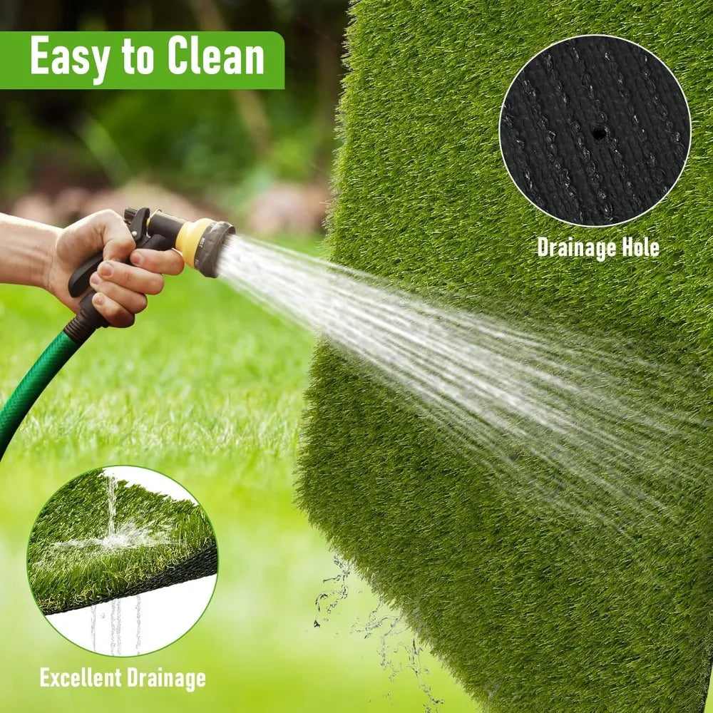 Outdoor artificial grass, 5x8 feet, courtyard decoration