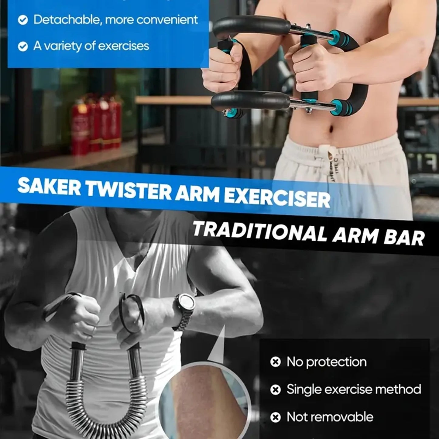 U-Shaped Twister Bar for Men and Women