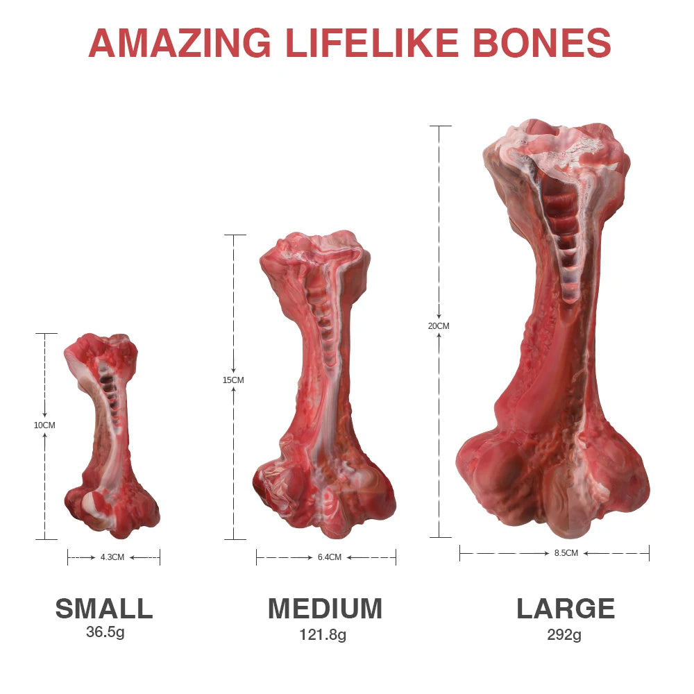 Large Bone-Shaped Indestructible Dog Toys