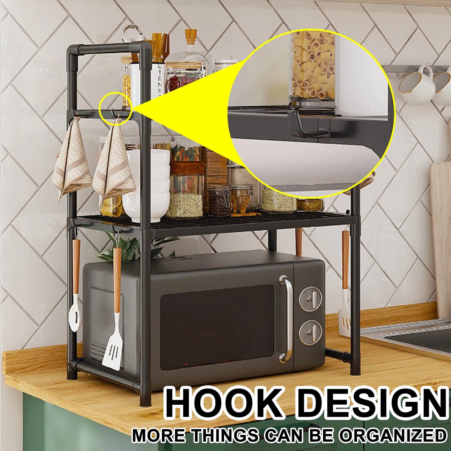 Microwave Shelf/Shelves Kitchen Storage Rack