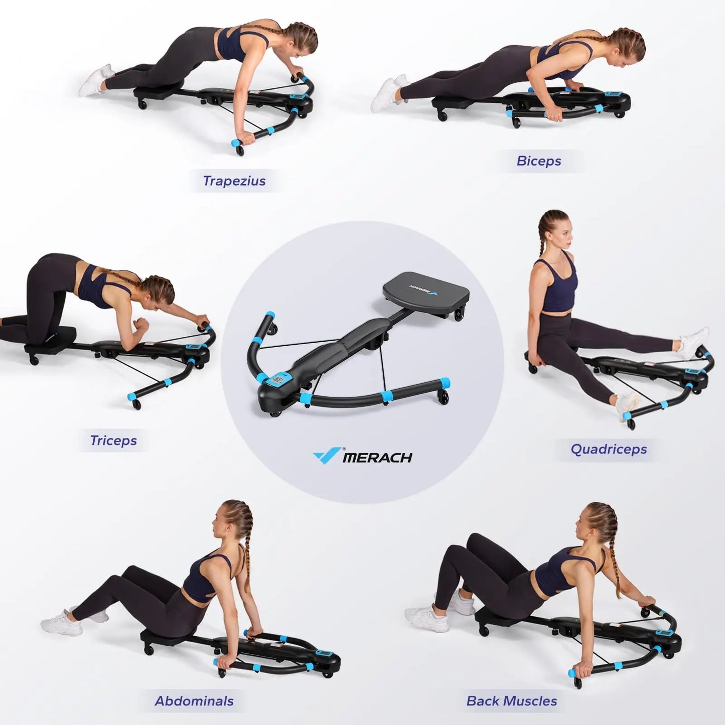 MERACH Core Trainer, Multifunctional Machine for Home Gym