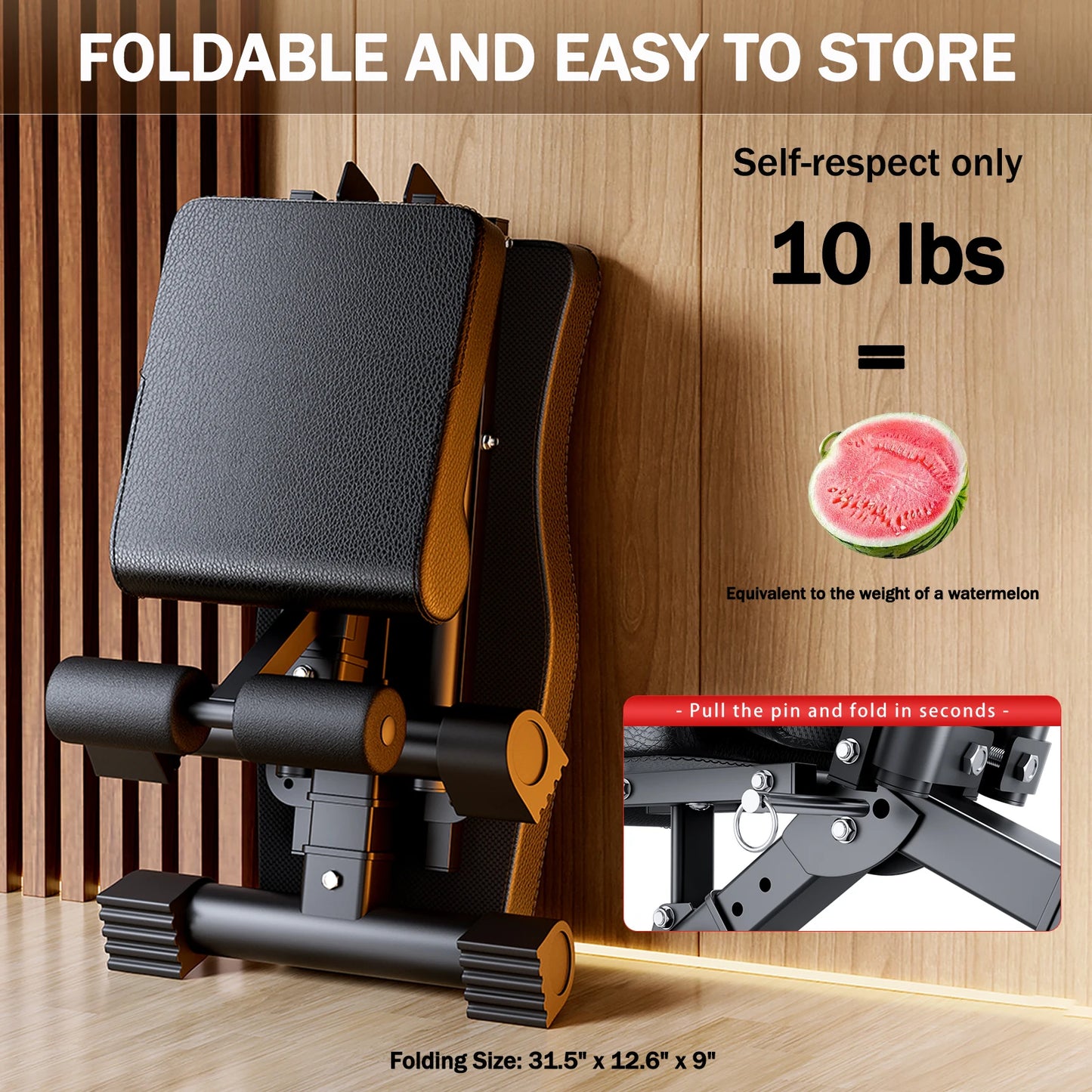 Adjustable Weight Bench for Full Body Workout 1000 lbs Capacity