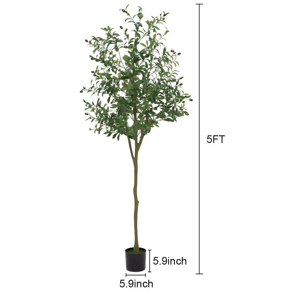 Faux Olive Tree 5ft/6ft Potted