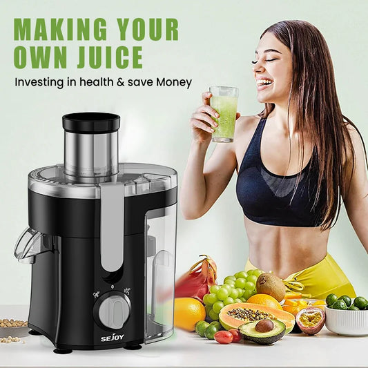 Centrifugal Juicer Machine, Compact Automatic Pulp Ejection