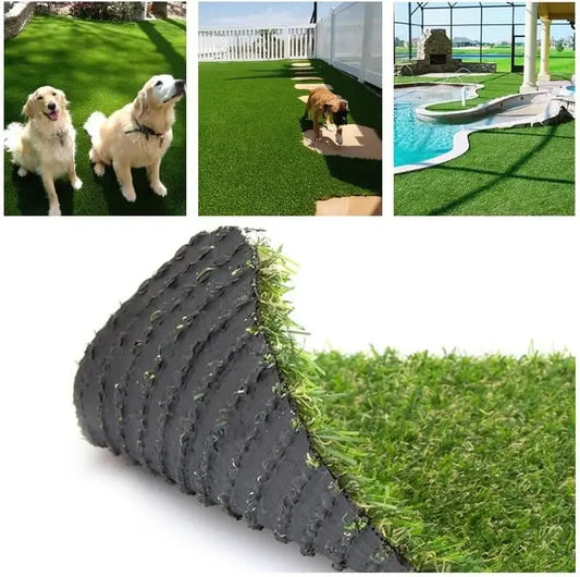 Artificial Synthetic Grass Turf ,0.8" Pile Height. Outdoor Decor