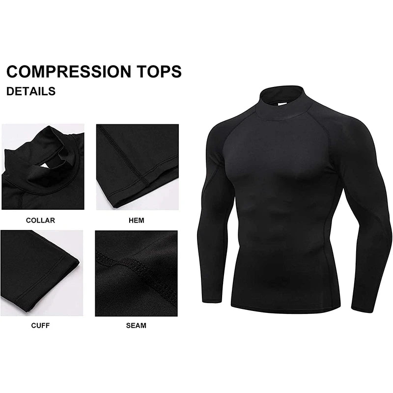 Men's Long Sleeve Compression T Shirt
