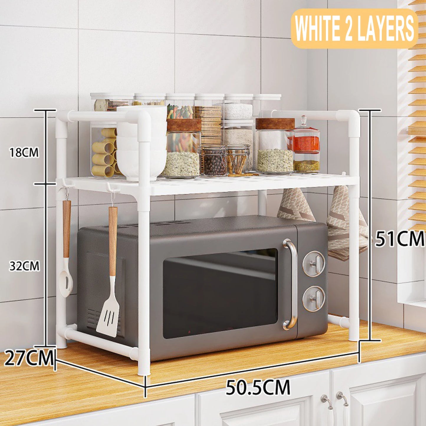 Microwave Shelf/Shelves Kitchen Storage Rack