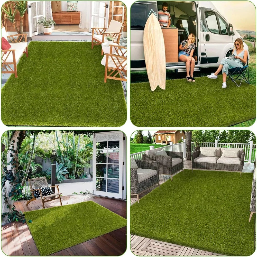 Outdoor artificial grass, 5x8 feet, courtyard decoration