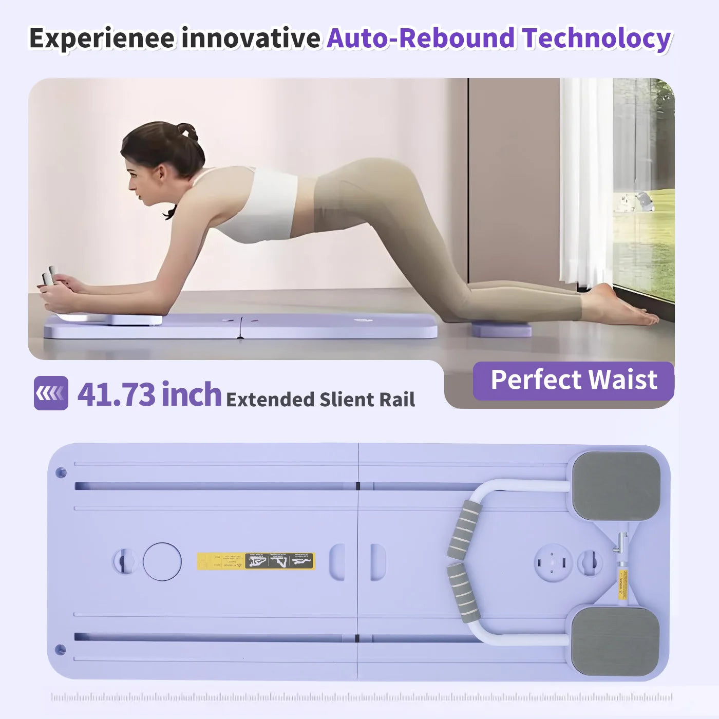 Pilates Board Ab Core Trainer Multifunctional Foldable