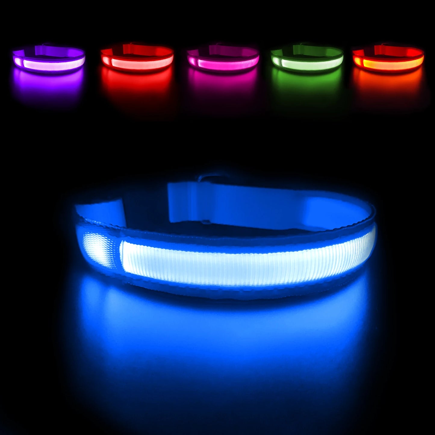 Dog Collar Luminous  Waterpoof Safety Collar