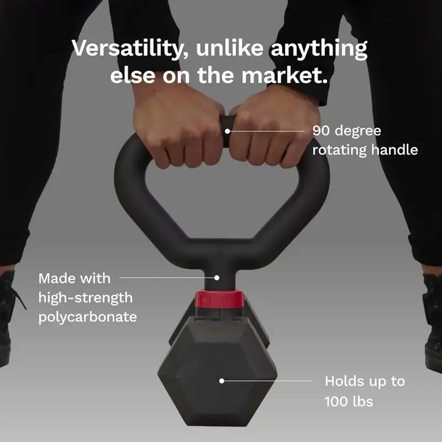 Hyperbell Dumbbell Converter - Convert Dumbbells to Kettlebell