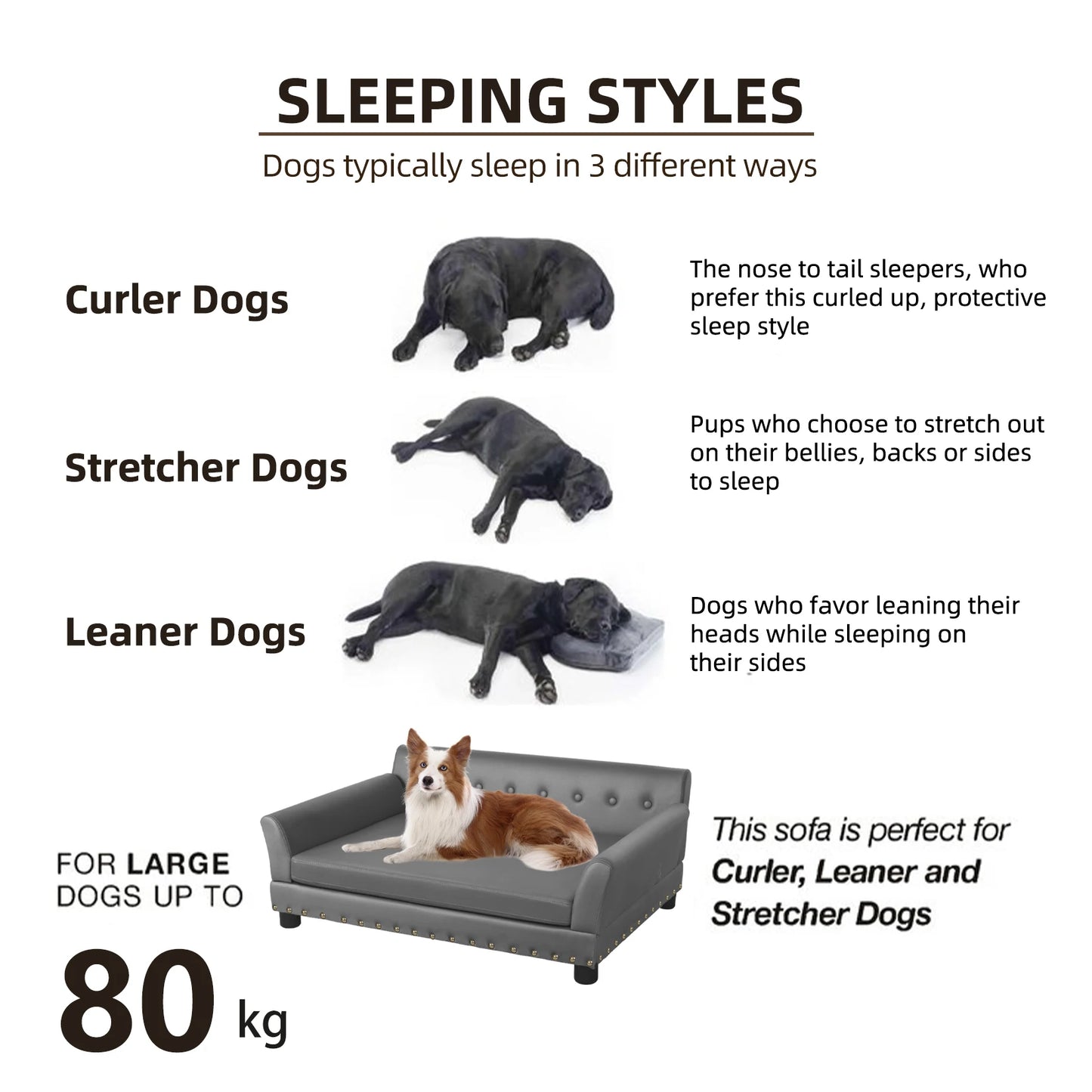 Large Pet Snuggle Lounge Chair with Removable Cushion
