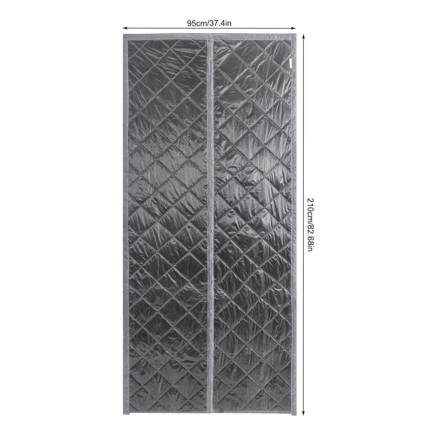 Magnetic Thermal Door Curtain, Windproof, Waterproof, Center Opening