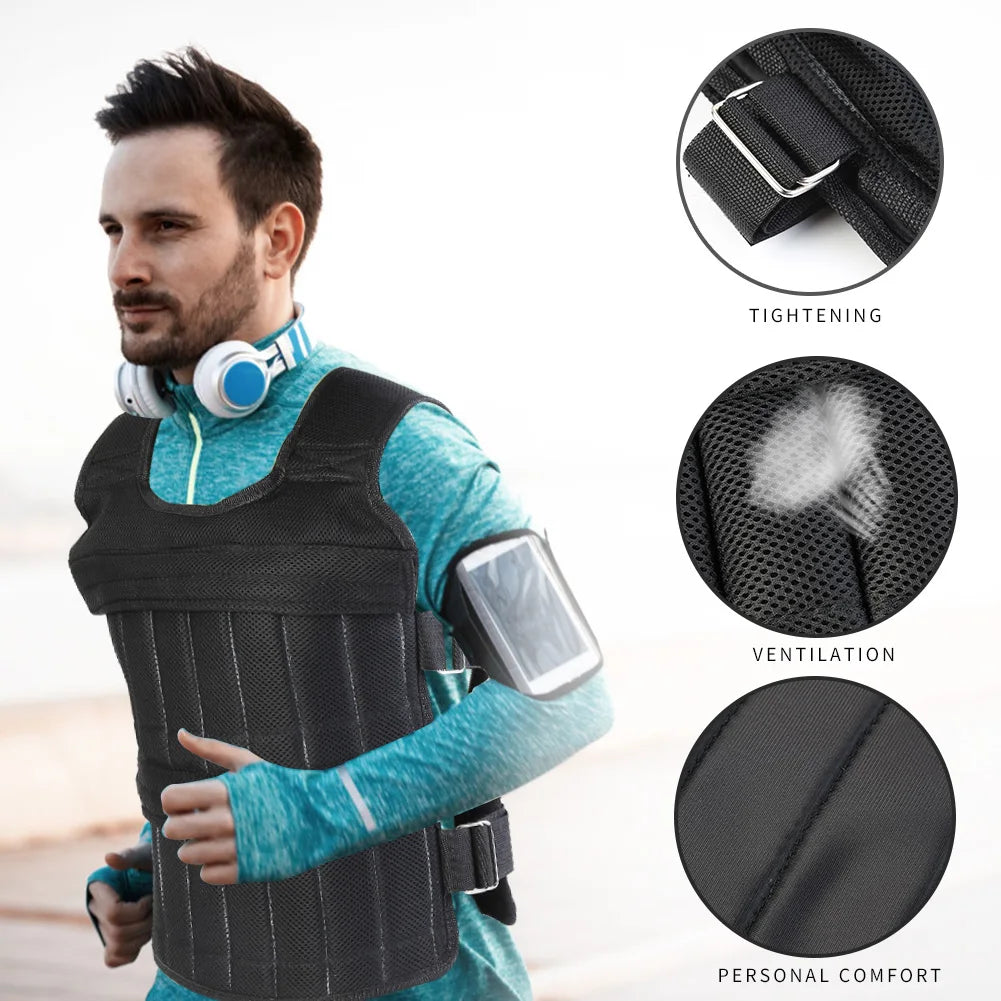 3/15/20/35/50kg Loading Weight Vest Jacket
