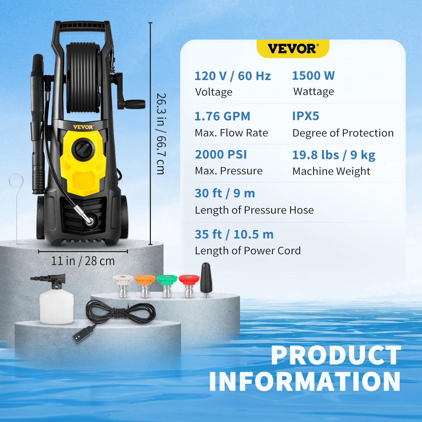 Electric Power Washer Quick Connect Nozzles
