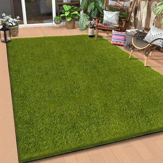 Outdoor artificial grass, 5x8 feet, courtyard decoration