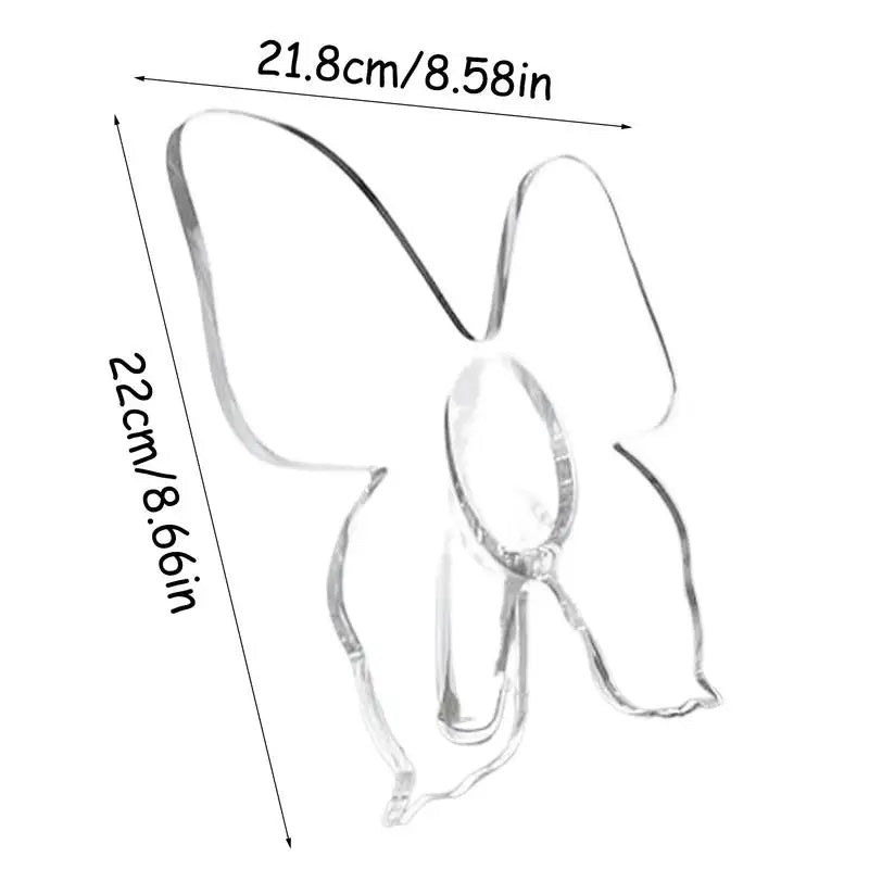 Acrylic Butterfly Flower Vase