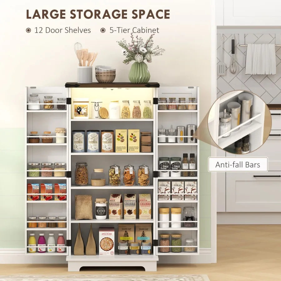 47in Kitchen Cabinet with Sensing LED Light