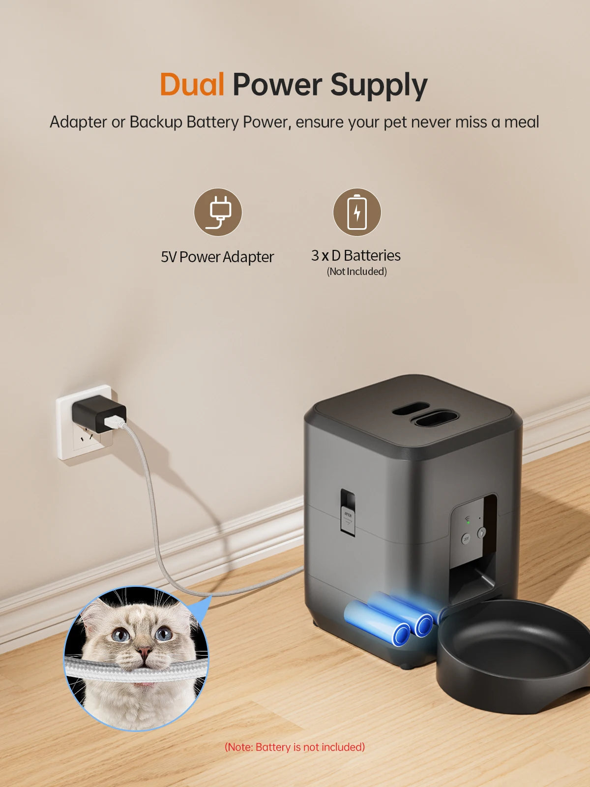 Automatic Cat Feeder With App Control