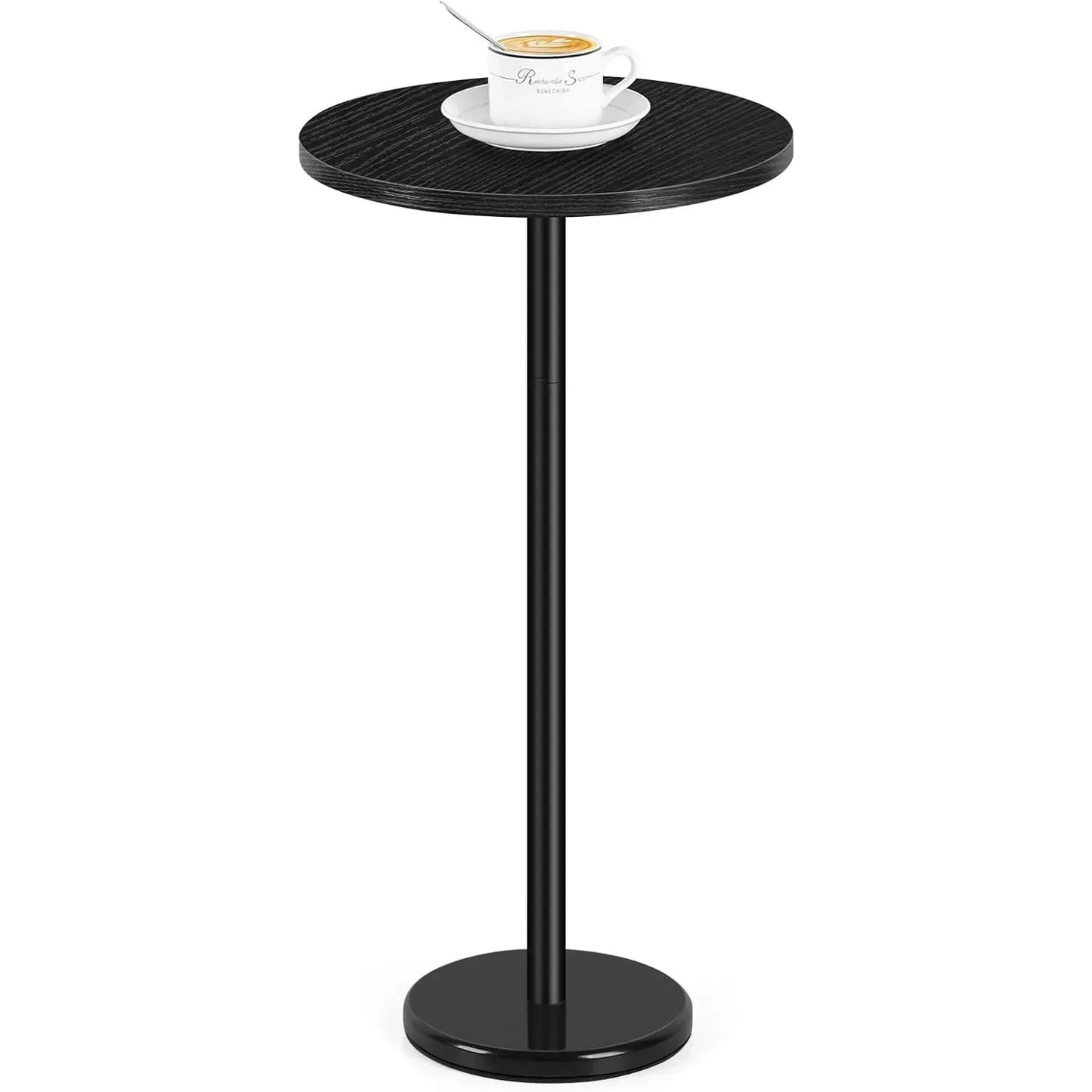 Modern Round Marble Pedestal Side Table