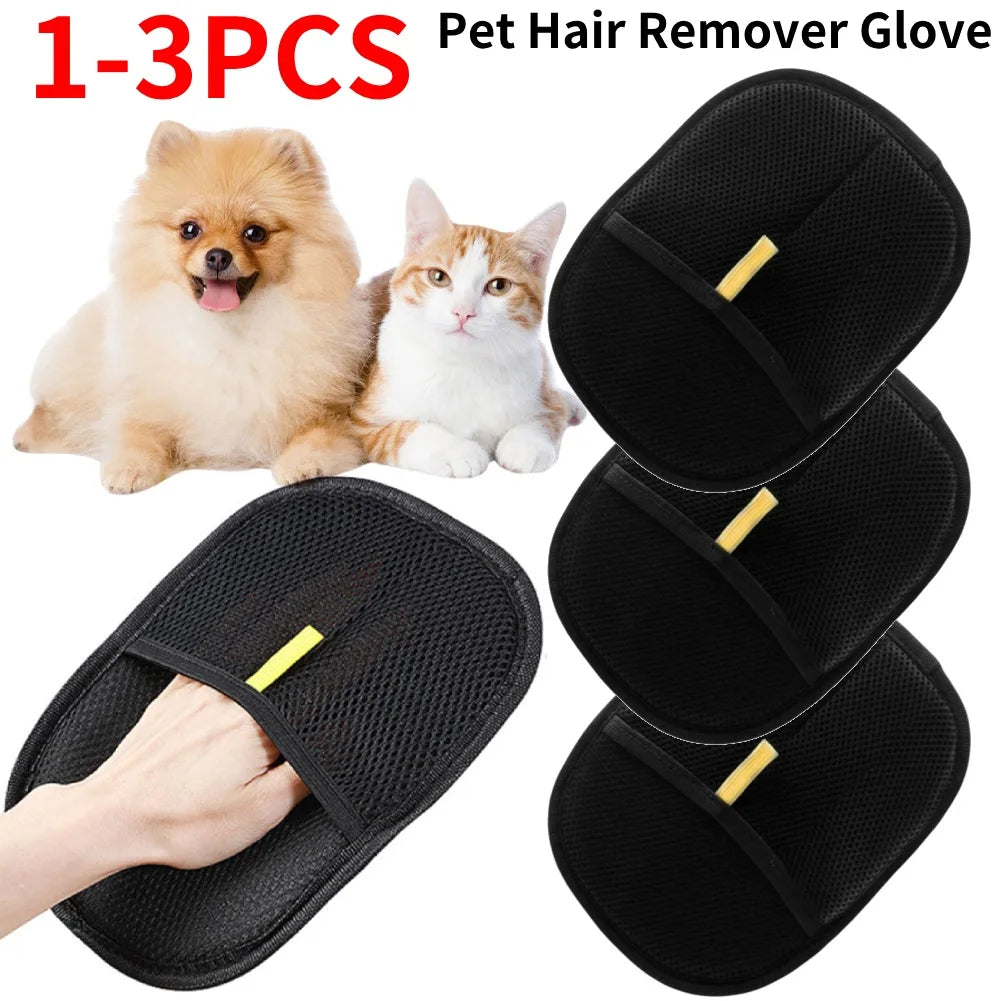 Pet Grooming/Deshedding Glove, 1-3pc set