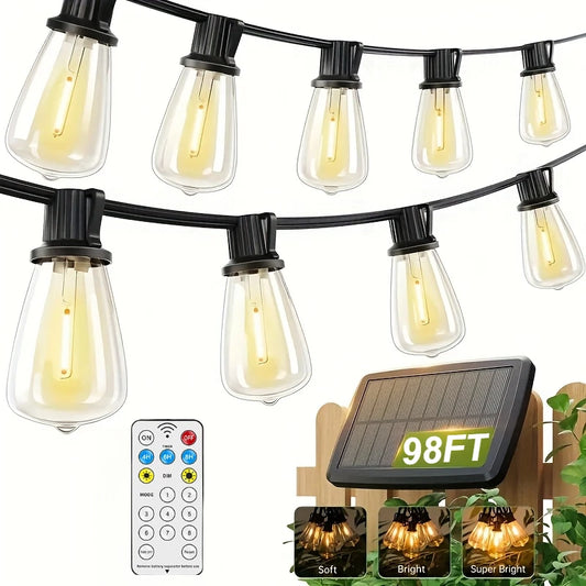 30LED ST38 Solar LED String Lights Shatterproof
