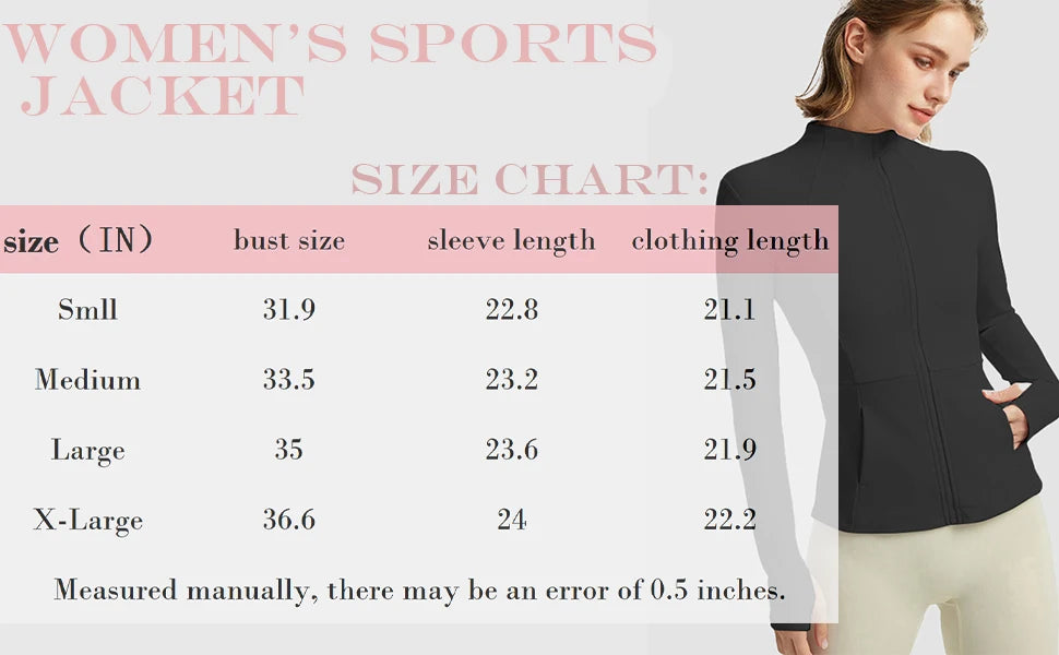 Women's Athletic Jacket for Fall/Winter