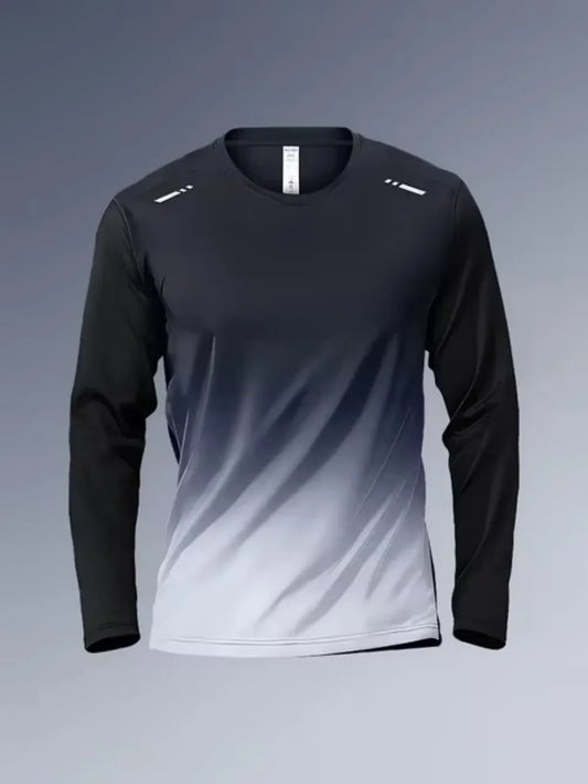 Men's Long Sleeves T-Shirt, Quick-Drying