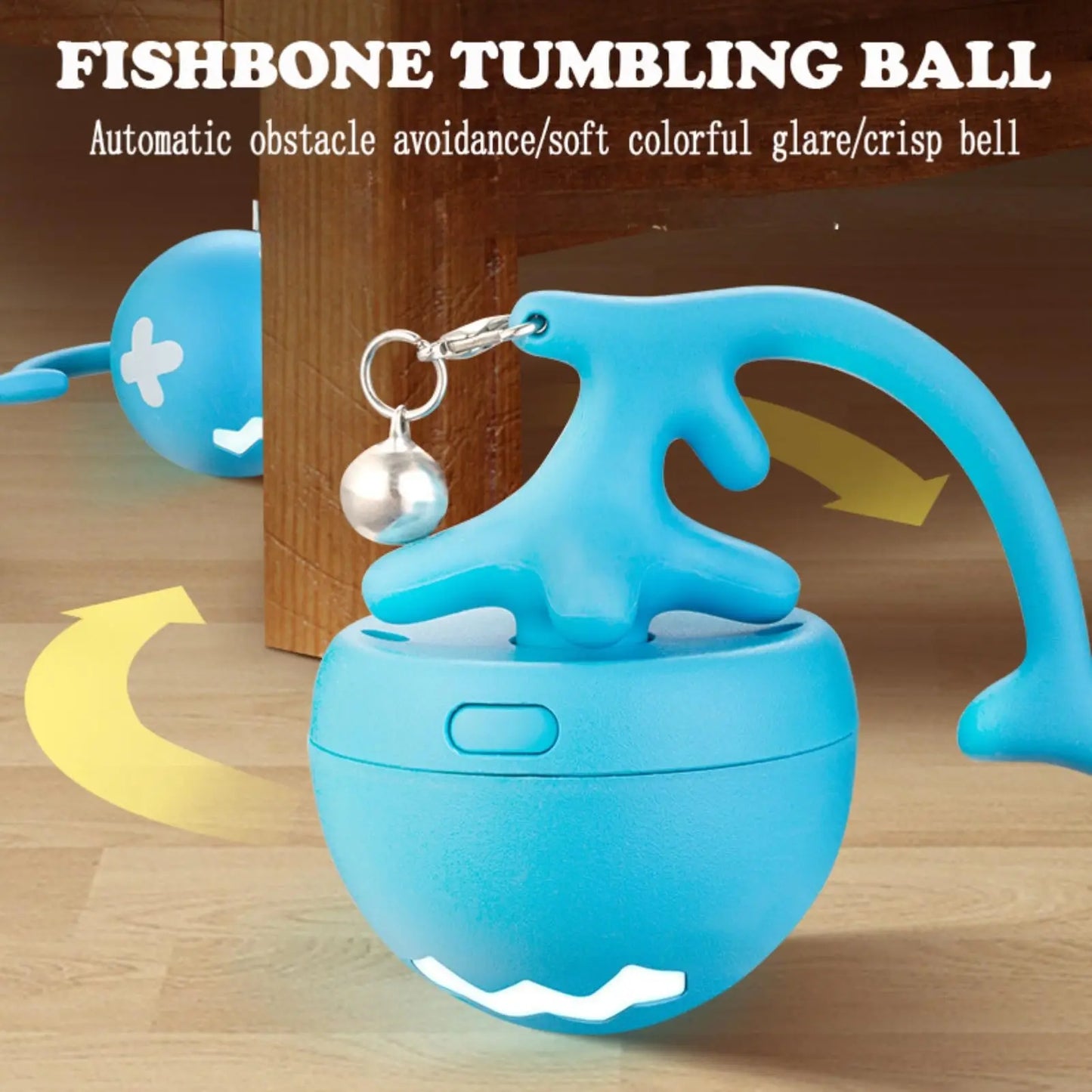 Automatic electric cat teasing toy ball