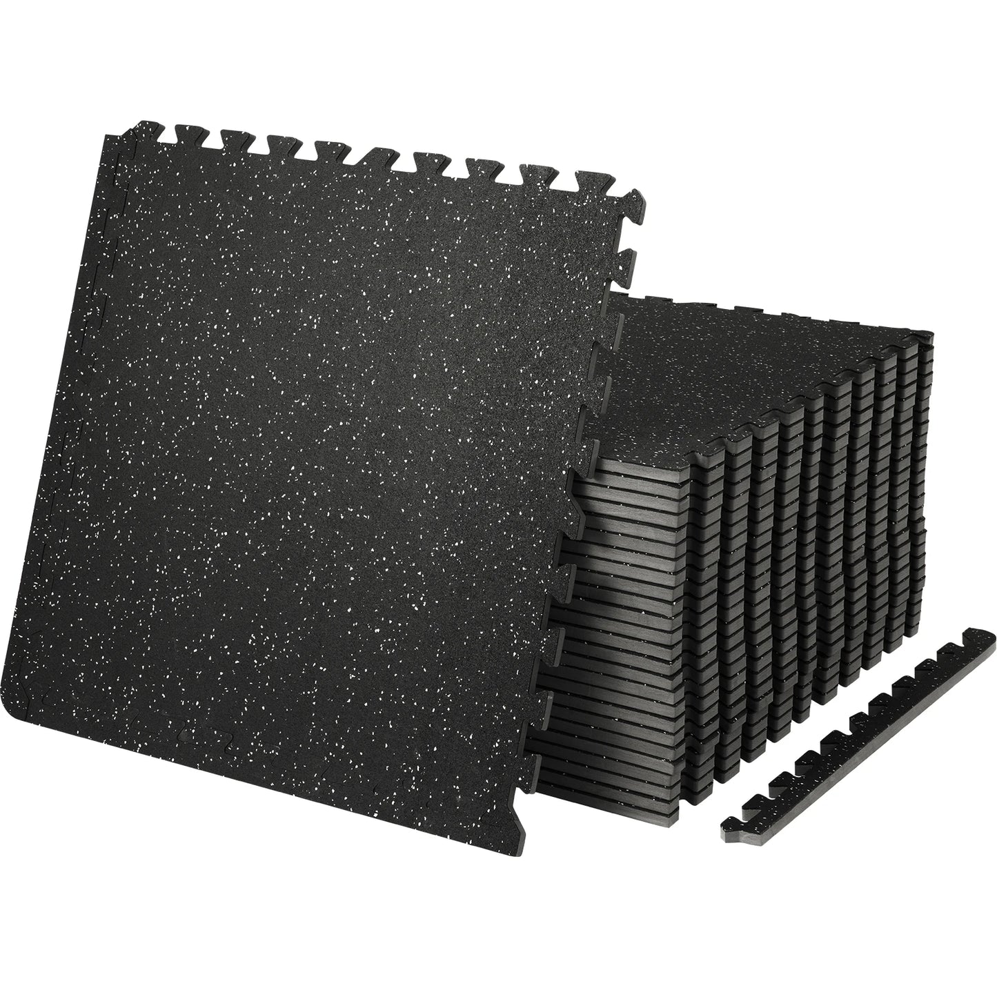 Interlocking Thick Gym Floor Mats 25/12/6 PCS 1/2 in.