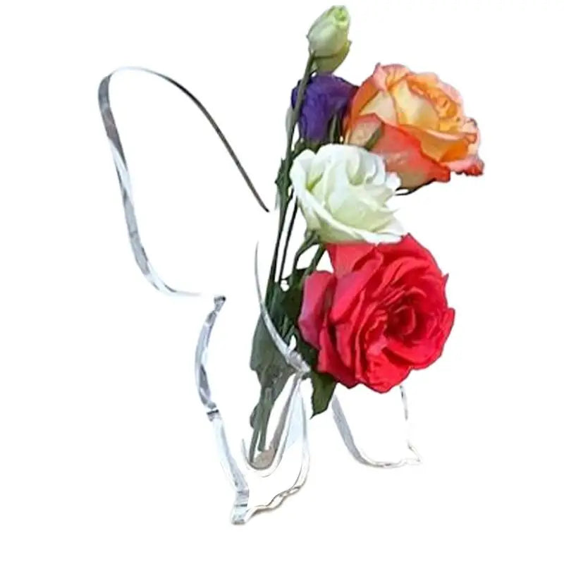 Acrylic Butterfly Flower Vase