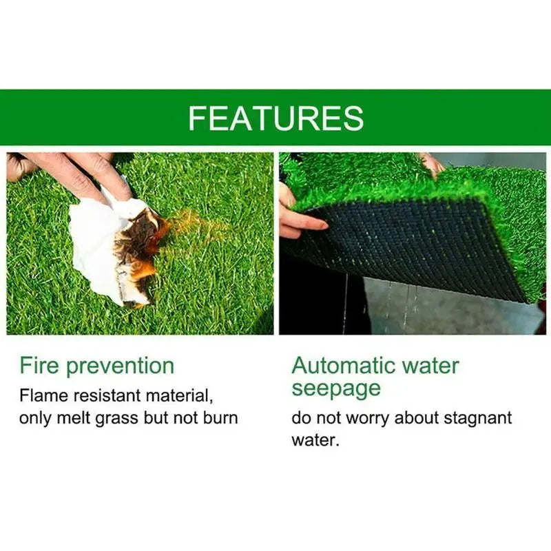 Artificial Turf, Realistic Synthetic Mat, Washable