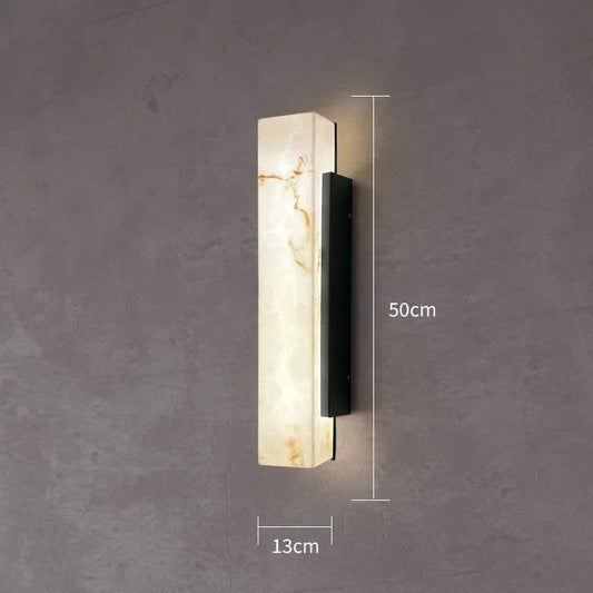 Modern Minimalist Outdoor Waterproof IP65 Lmitated Marble LED Wall Light AC85~265V Stainless Steel Porch Lamp For Street Adorn