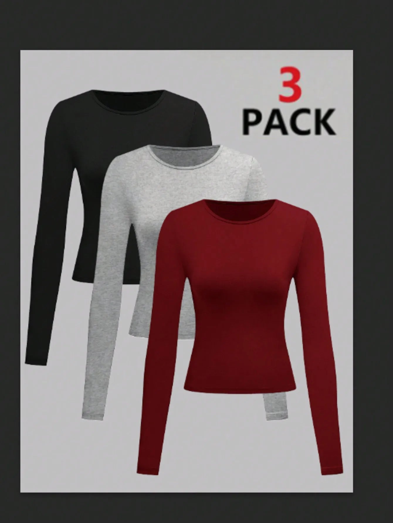 3PC Women's Workout Tops